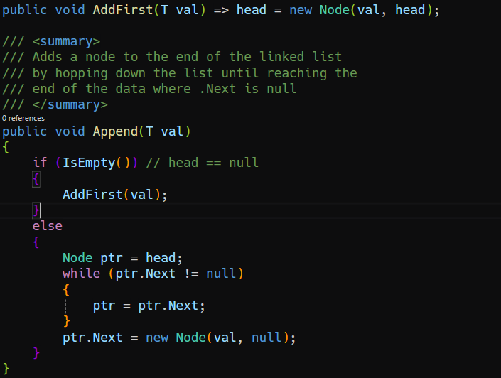 Add First & Append